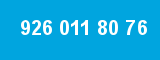 926 011 80 76